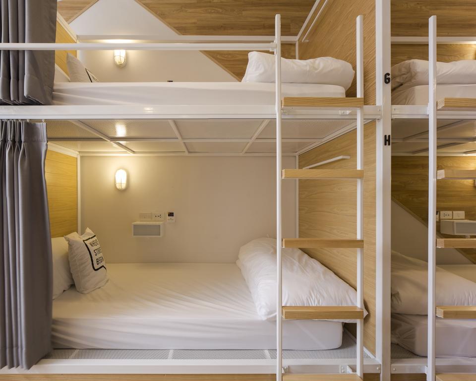 Bed One Block Hostel Design - bunk beds