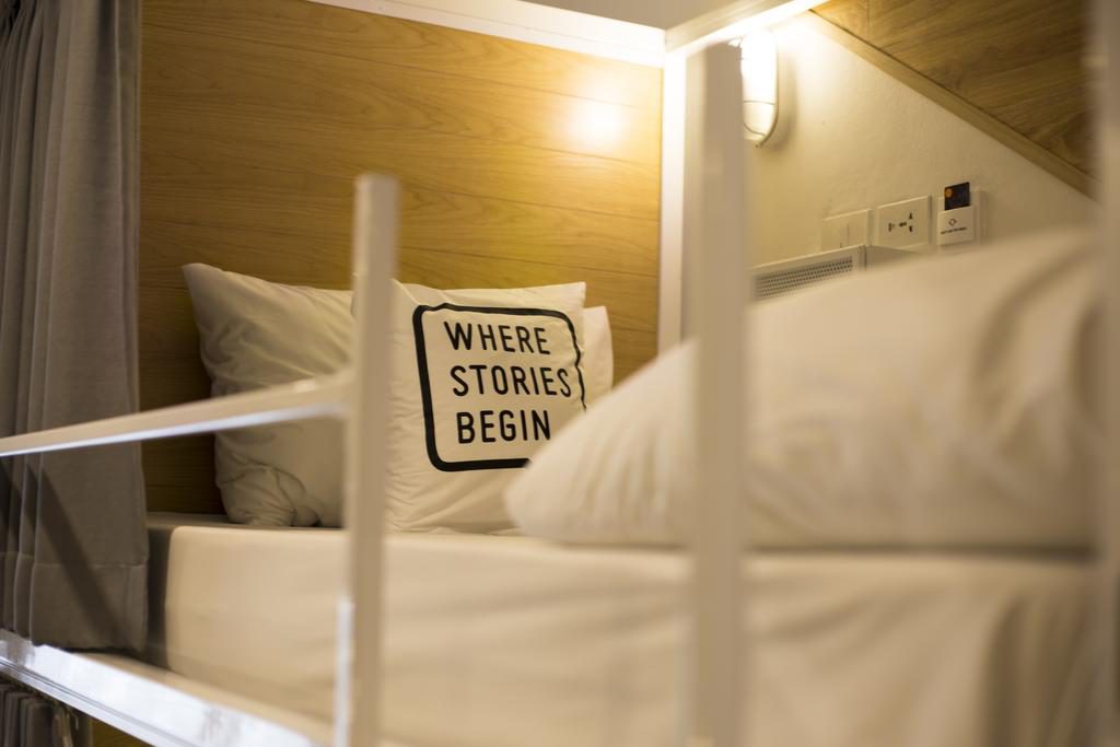 Bed One Block Hostel Design - where stories begin